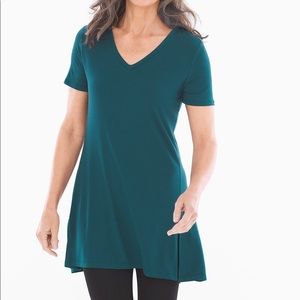 Soft Jersey Short Sleeve Tunic Tee